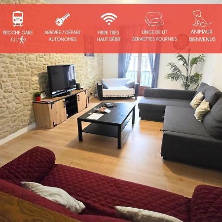 "Colbert Triplex" 3 Chambres - Balcon - Patio - Cathedrale Tours Exteriör bild